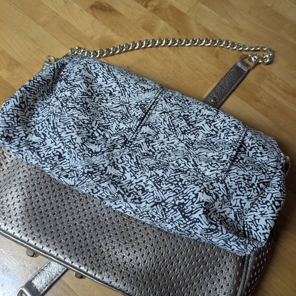 Rebecca Minkoff Rose Gold Metallic Crossbody Bag - Picture 13 of 16